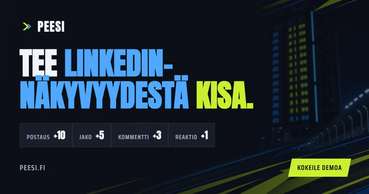 Peesi LinkedIn visibility challenge